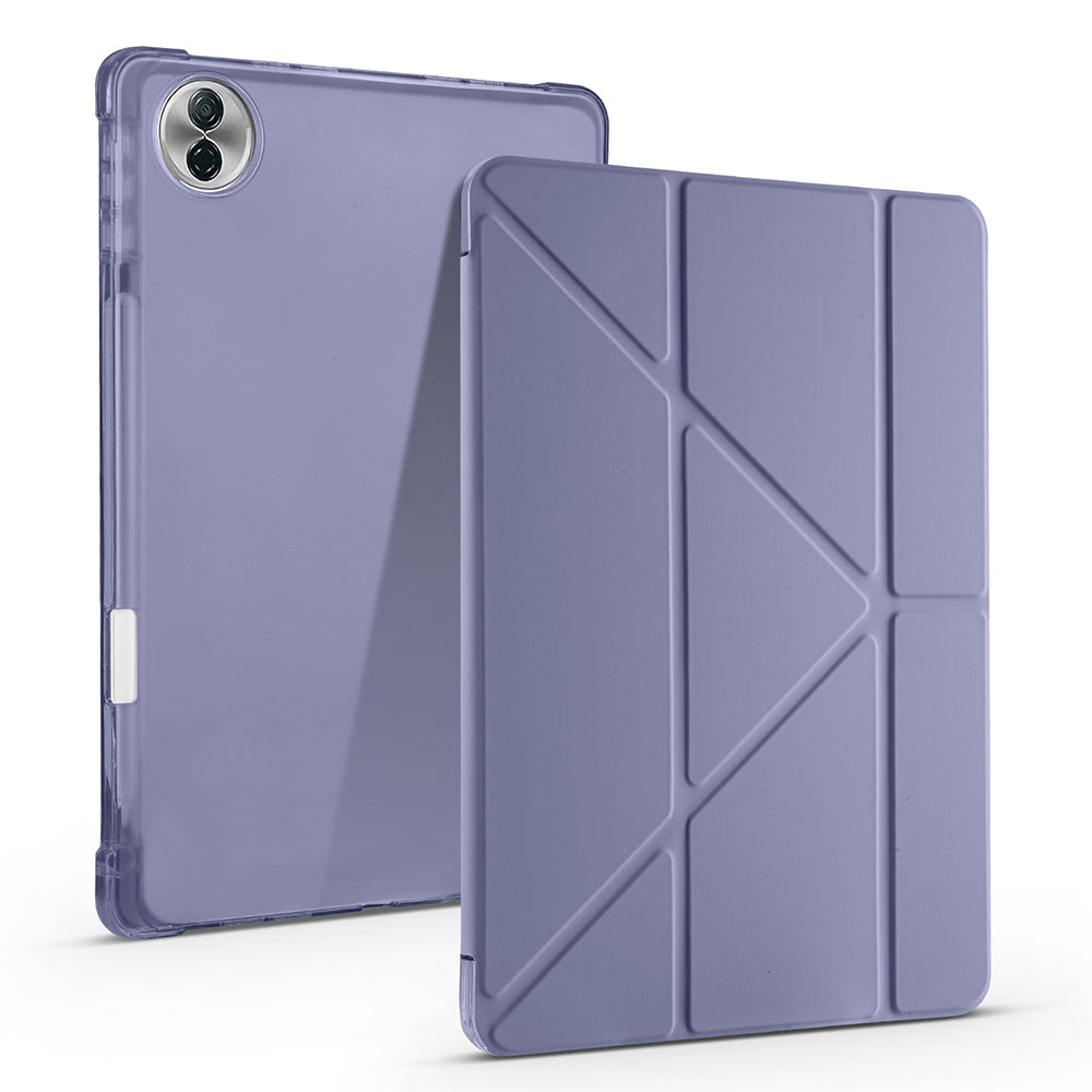 Honor Pad 10 12.1 Kılıf Zore Tri Folding Kalem Bölmeli Standlı Kılıf