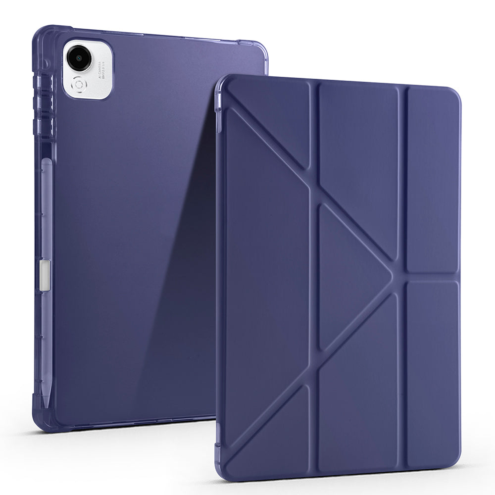 Honor Pad X9A Kılıf Zore Tri Folding Kalem Bölmeli Standlı Kılıf