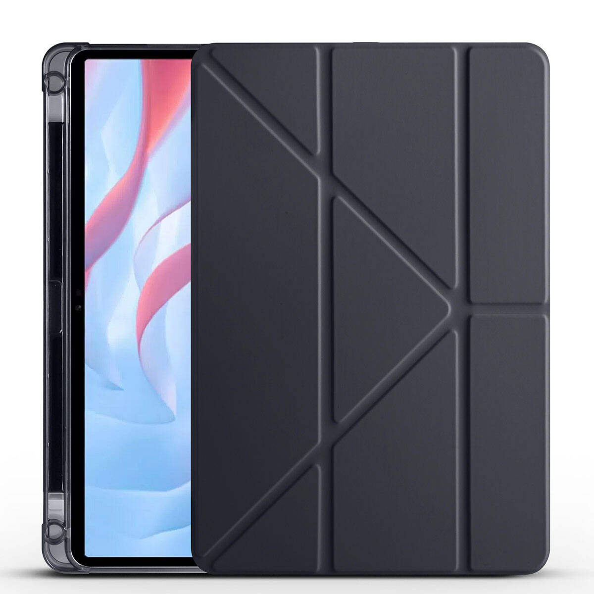 Huawei Honor Pad X9 11.5' Kılıf Zore Tri Folding Kalem Bölmeli Standlı Kılıf