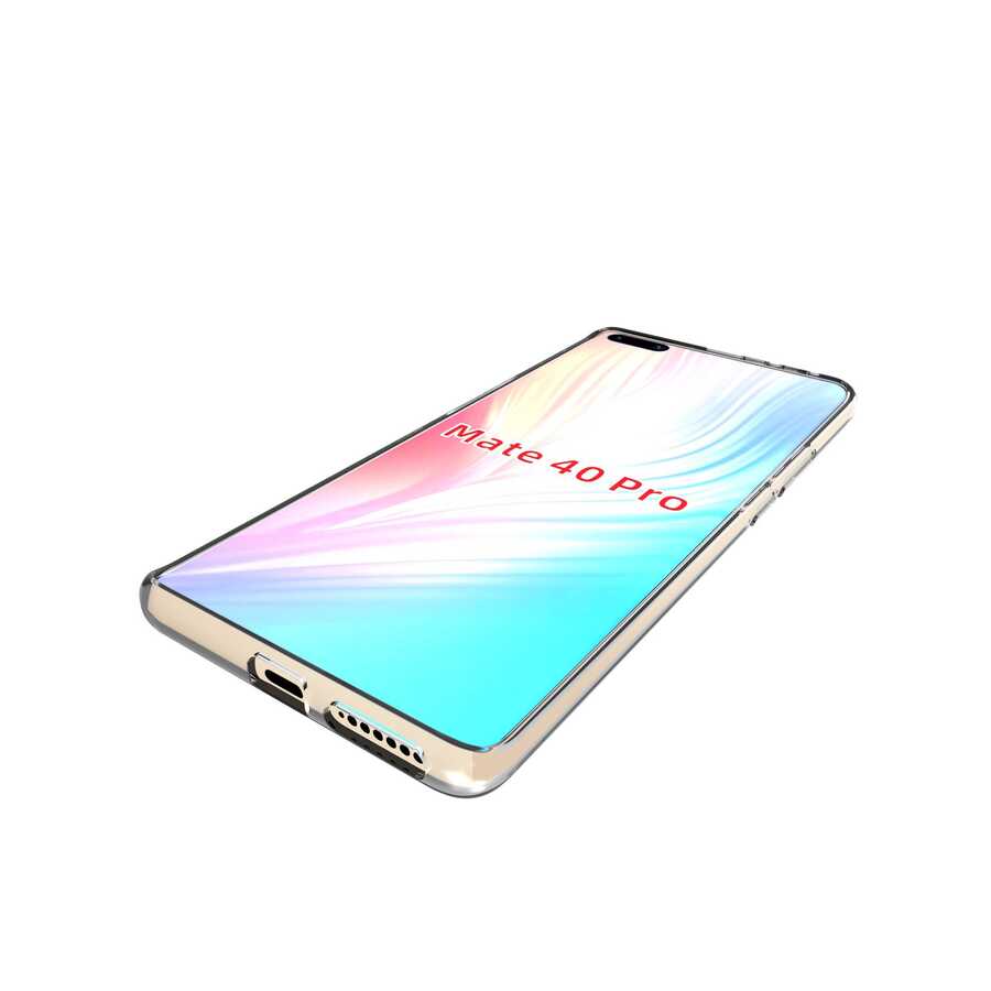 Huawei Mate 40 Pro Kılıf Zore Süper Silikon Kapak