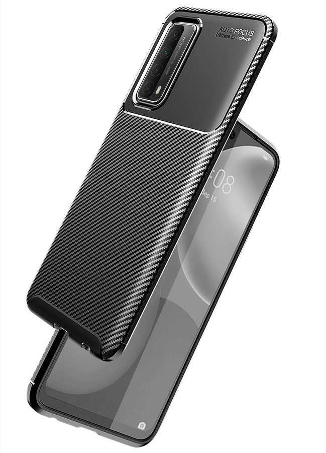 Huawei P Smart 2021 Kılıf Zore Negro Silikon Kapak