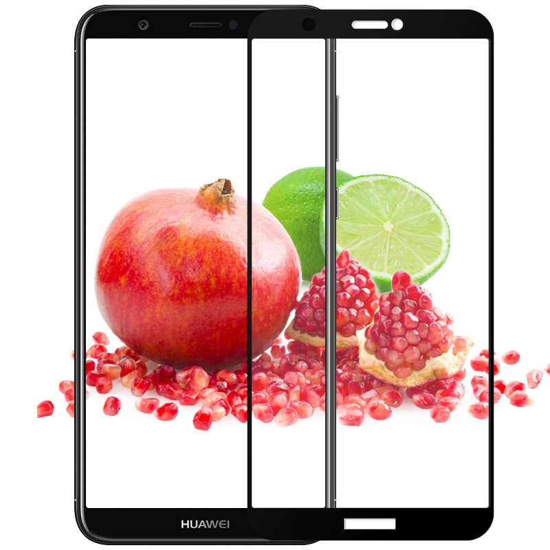 Huawei P Smart Zore Kenarları Kırılmaya Dayanıklı Cam Ekran Koruyucu