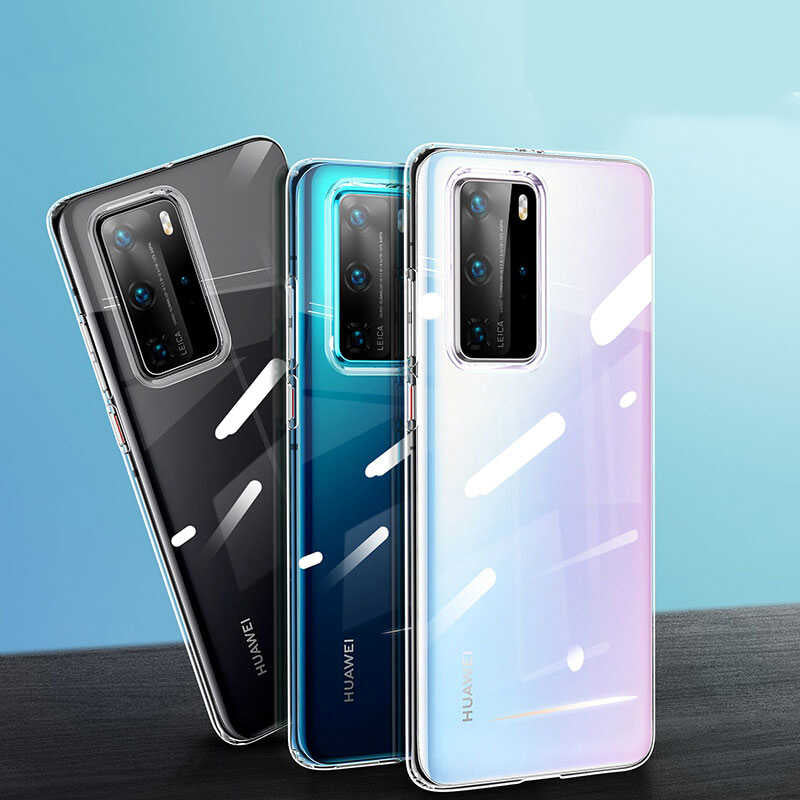 Huawei P40 Pro Kılıf Zore Süper Silikon Kapak