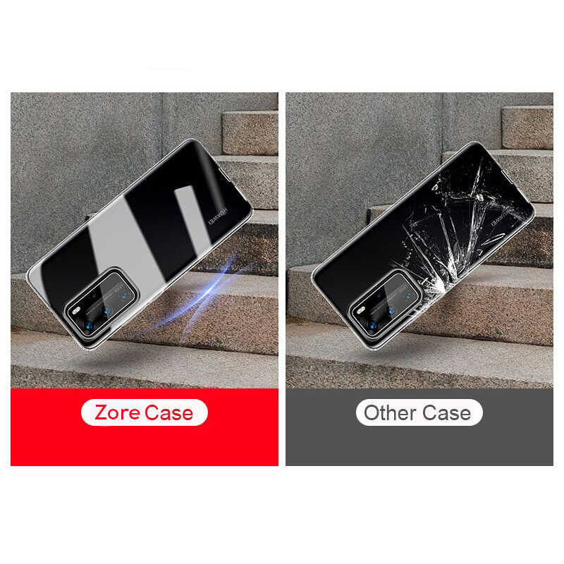 Huawei P40 Pro Kılıf Zore Süper Silikon Kapak
