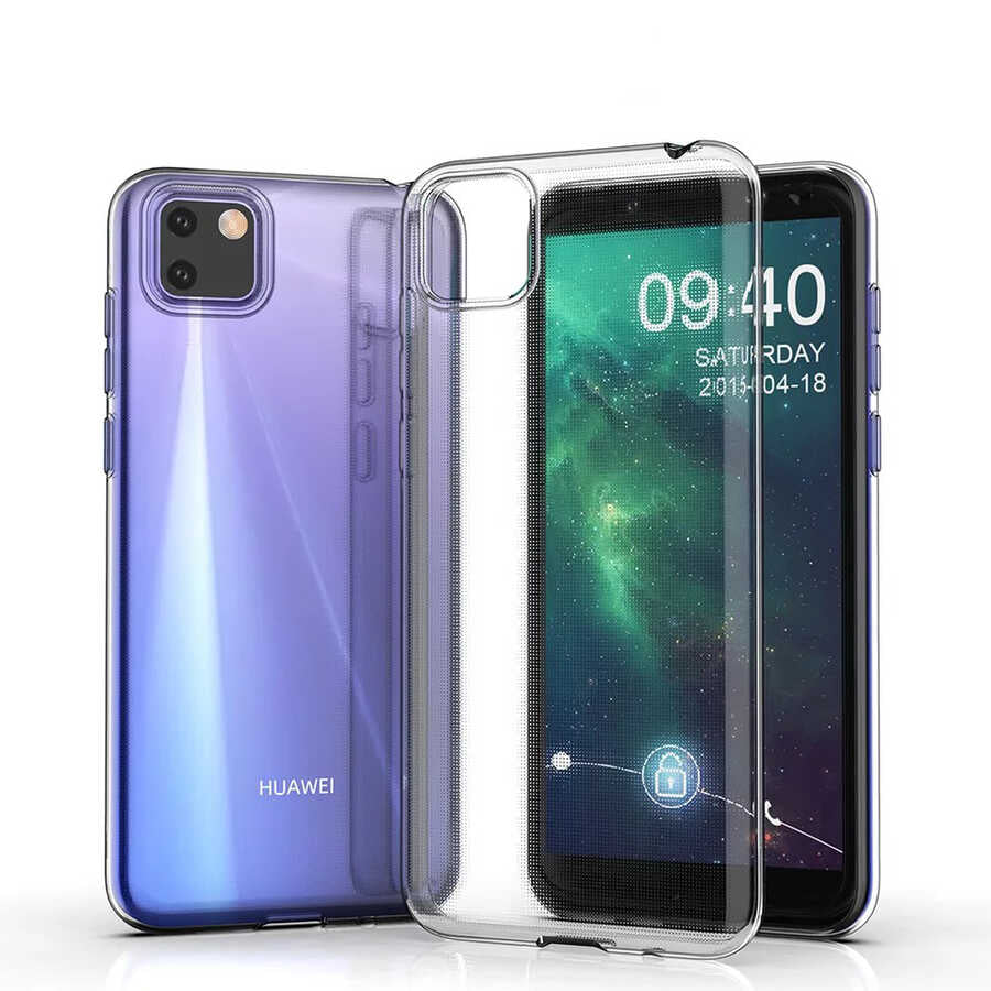 Huawei Y5P Kılıf Zore Süper Silikon Kapak