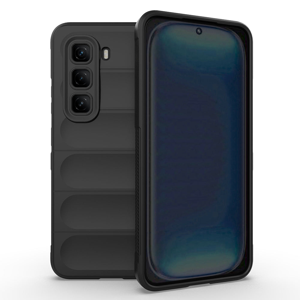 İnfinix Hot 50 4G Kılıf Esnek TPU Oyuklu Arka Yüzey Tasarımlı Zore Etnik Silikon Kapak