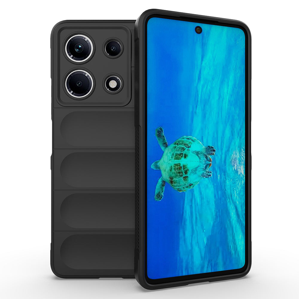 İnfinix Note 30 4G Kılıf Esnek TPU Oyuklu Arka Yüzey Tasarımlı Zore Etnik Silikon Kapak
