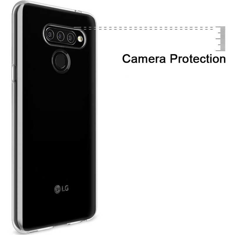LG Q60 Kılıf Zore Süper Silikon Kapak