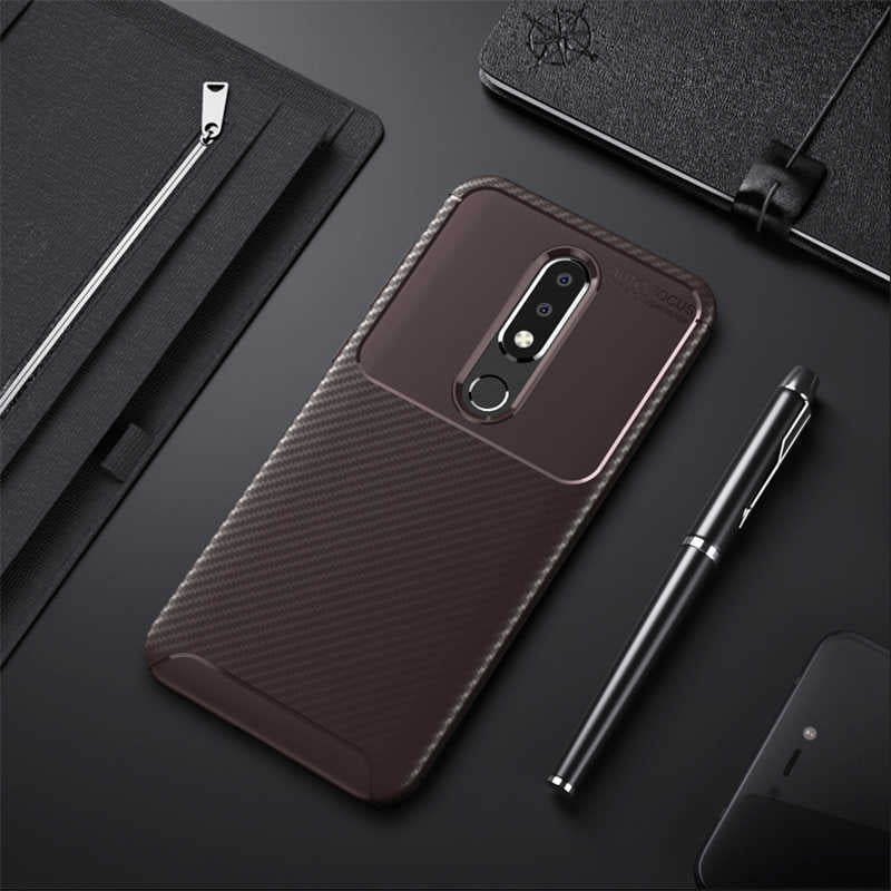 Nokia 5.1 Plus Case Zore Negro Silicone Cover