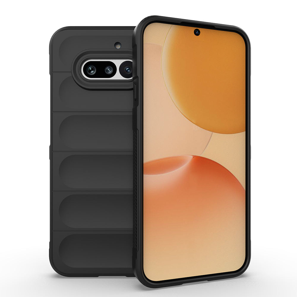 Nothing Phone 4A Kılıf Esnek TPU Oyuklu Arka Yüzey Tasarımlı Zore Etnik Silikon Kapak