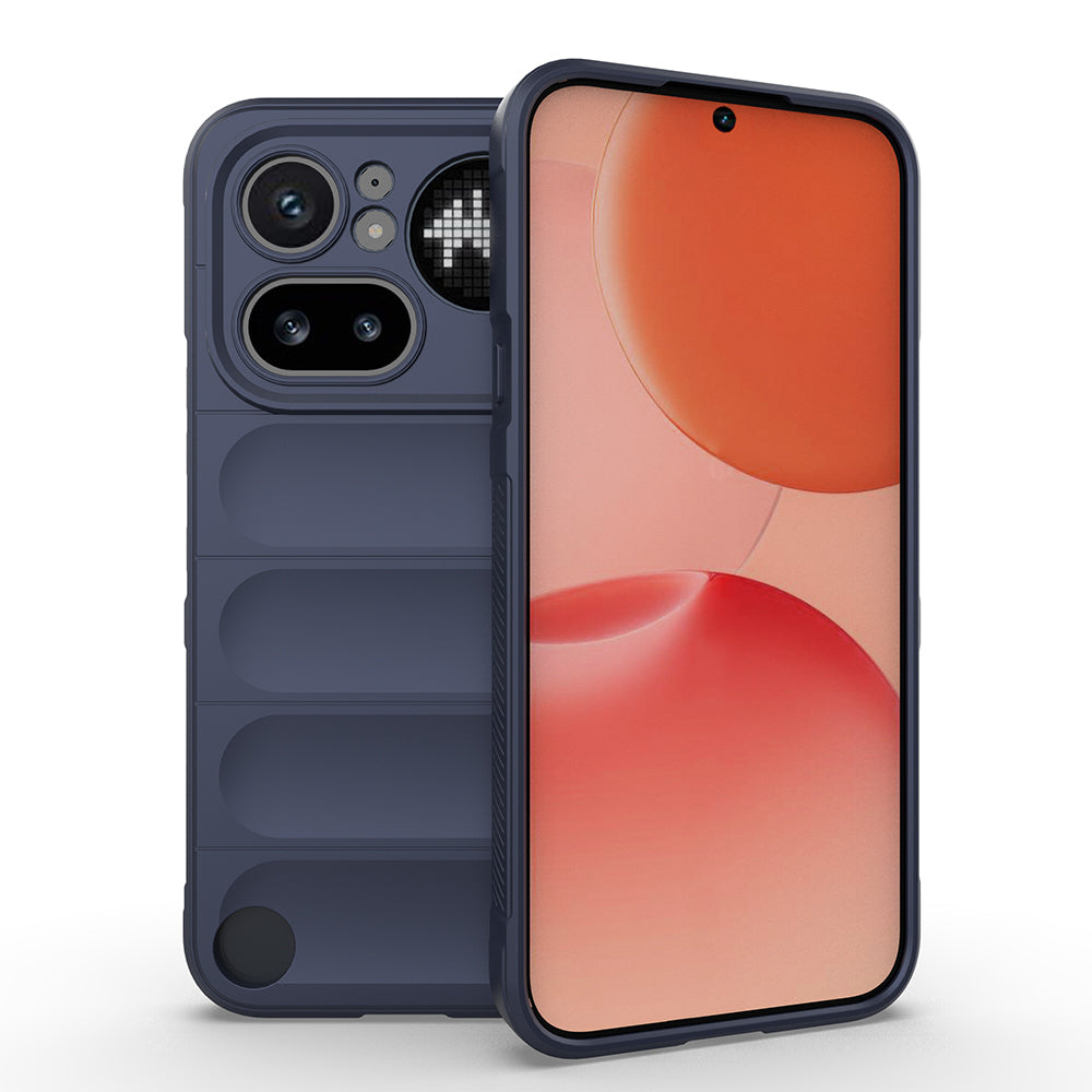 Nothing Phone 4A Pro Kılıf Esnek TPU Oyuklu Arka Yüzey Tasarımlı Zore Etnik Silikon Kapak
