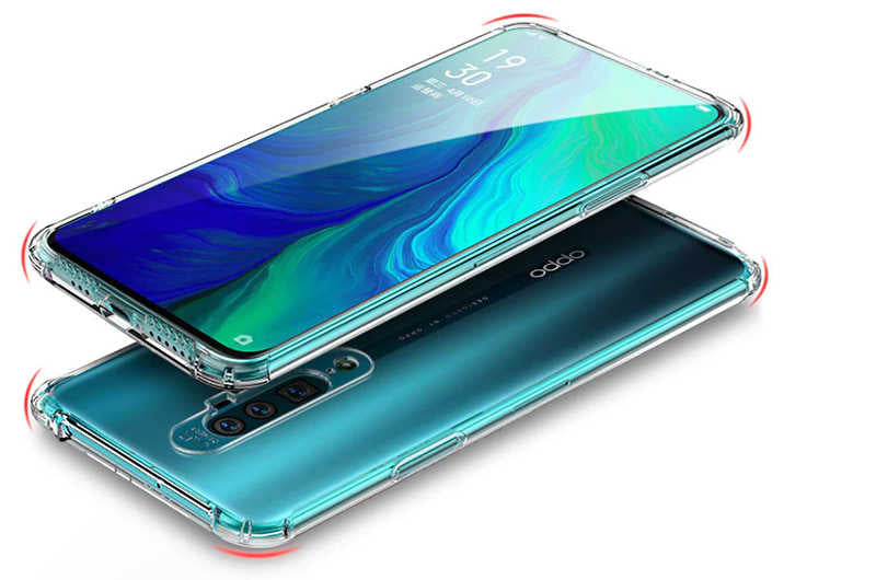Oppo A5 2020 Kılıf Zore Nitro Anti Shock Silikon