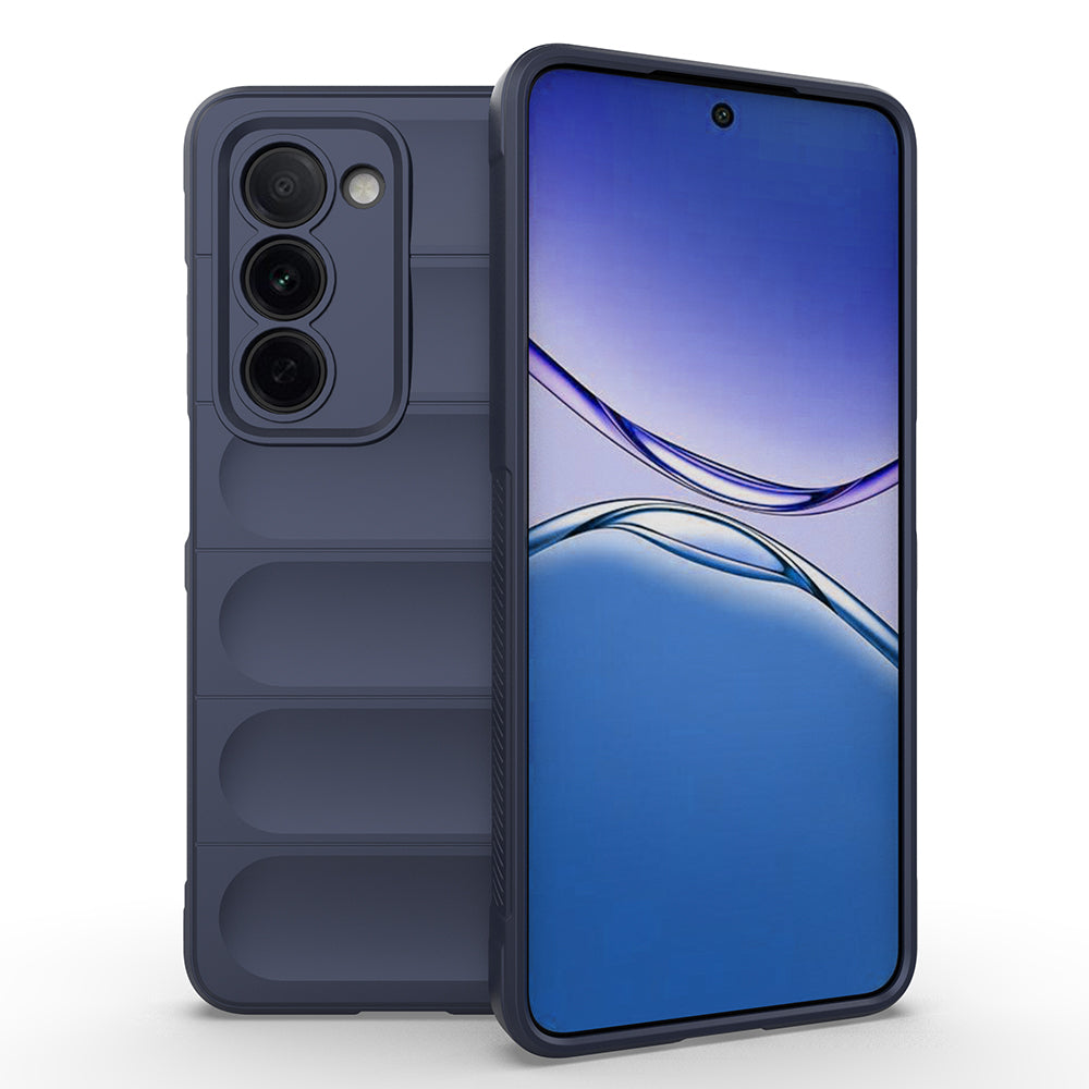 Oppo A5 Kılıf Esnek TPU Oyuklu Arka Yüzey Tasarımlı Zore Etnik Silikon Kapak