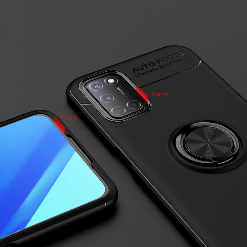 Oppo A52 Kılıf Zore Ravel Silikon Kapak