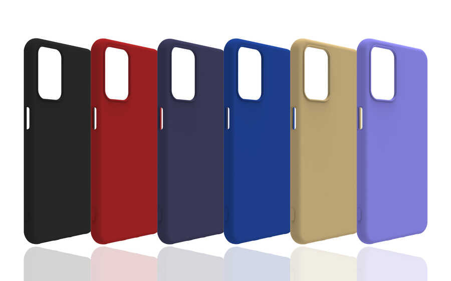 Oppo A55 4G Kılıf Zore Biye Silikon
