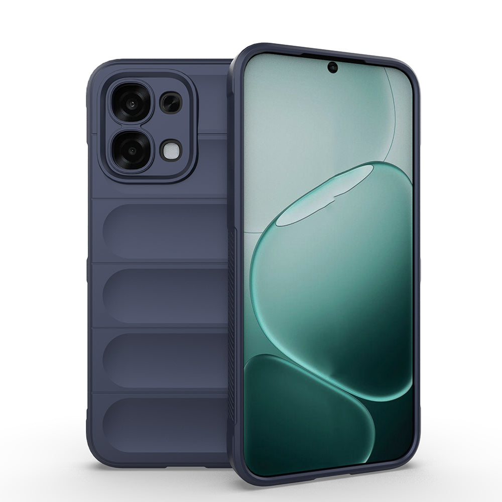 Oppo A6 Pro Kılıf Esnek TPU Oyuklu Arka Yüzey Tasarımlı Zore Etnik Silikon Kapak