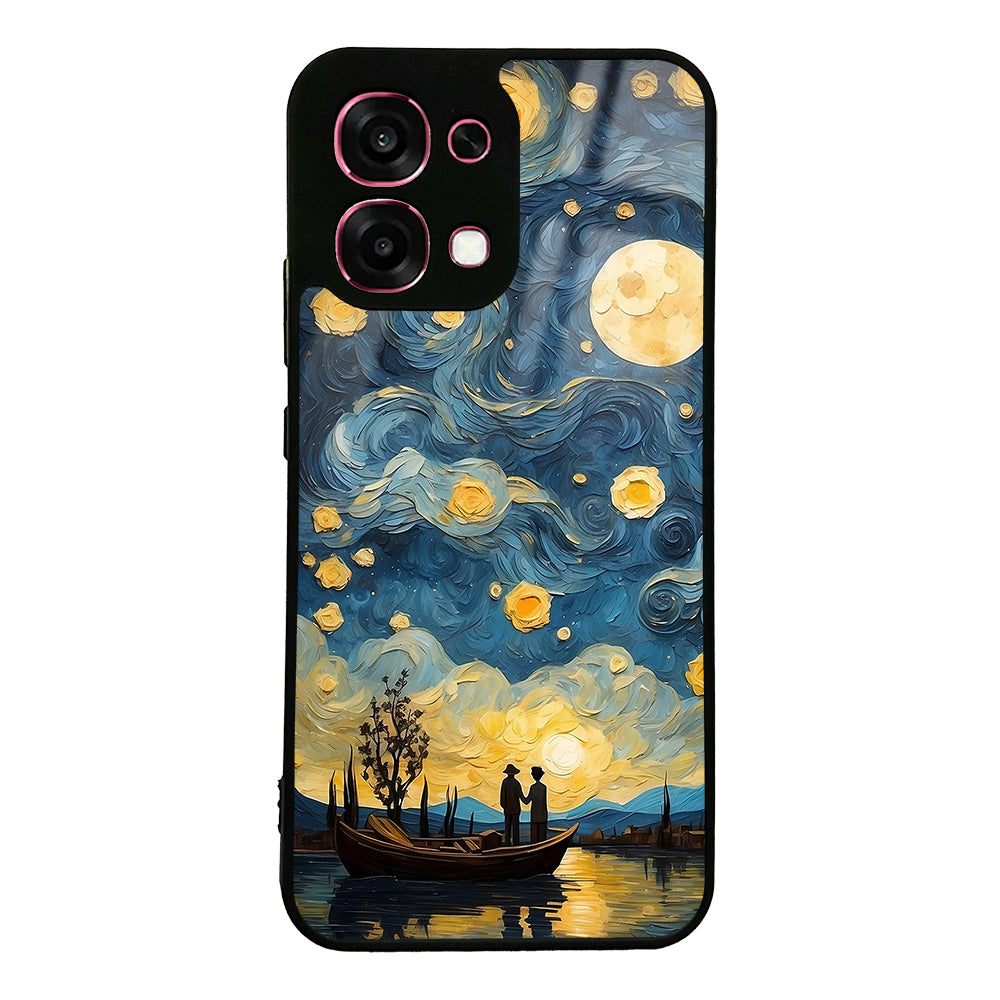 Oppo A6 Pro Kılıf Kamera Korumalı Desenli Zore Lusi Kapak
