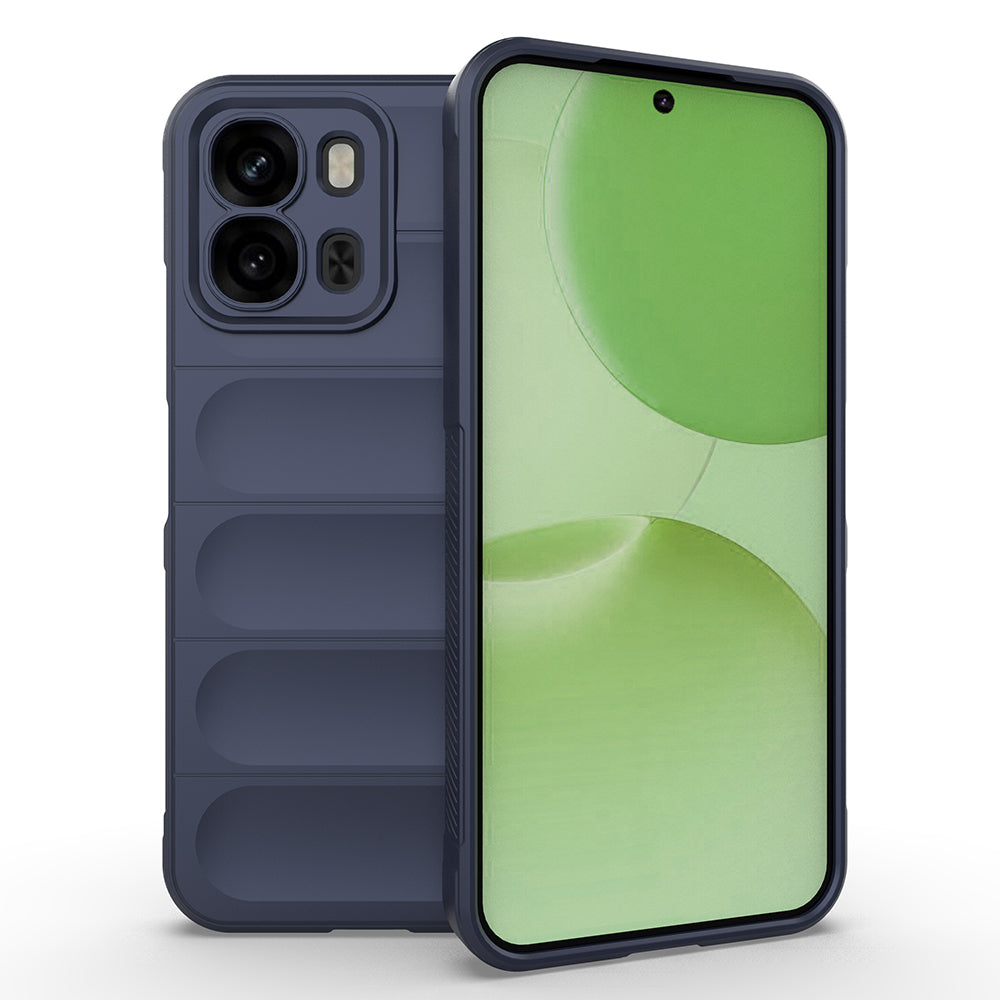 Oppo A6T Kılıf Esnek TPU Oyuklu Arka Yüzey Tasarımlı Zore Etnik Silikon Kapak