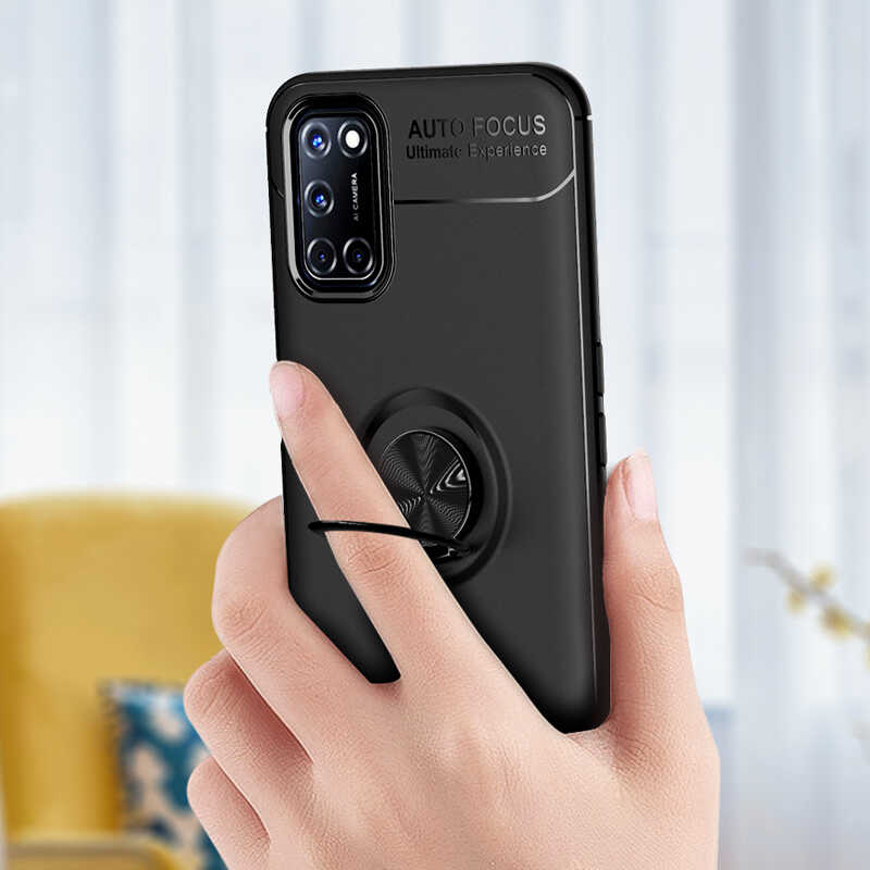 Oppo A72 Kılıf Zore Ravel Silikon Kapak