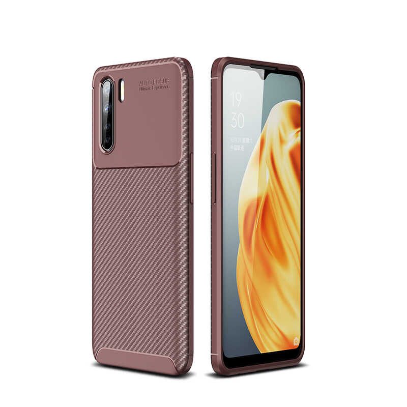 Oppo Reno 3 Case Zore Black Silicone Cover