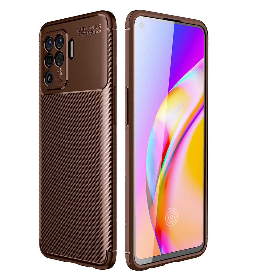 Oppo Reno 5 Lite Kılıf Zore Siyah Silikon Kapak