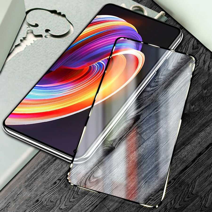 Realme 7 Pro Zore Kenarları Kırılmaya Dayanıklı Cam Ekran Koruyucu