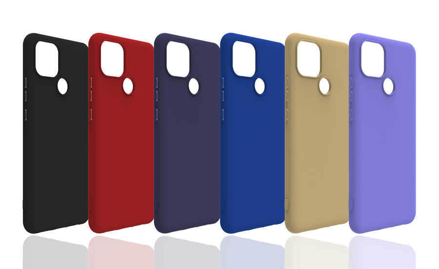 Realme C25 Kılıf Zore Biye Silikon