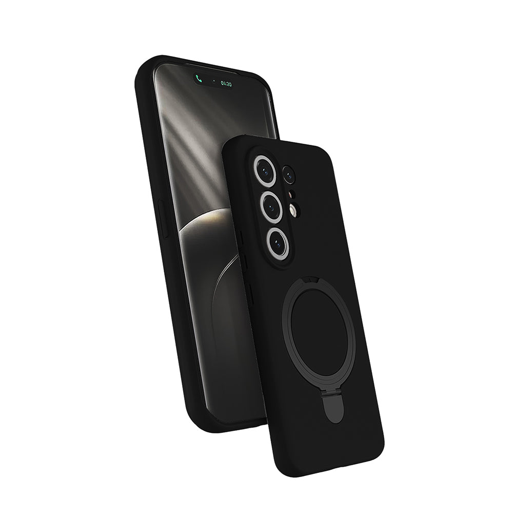 Tecno Camon 50 Pro Kılıf M-safe Şarj Özellikli Standlı Zore Samara Kapak
