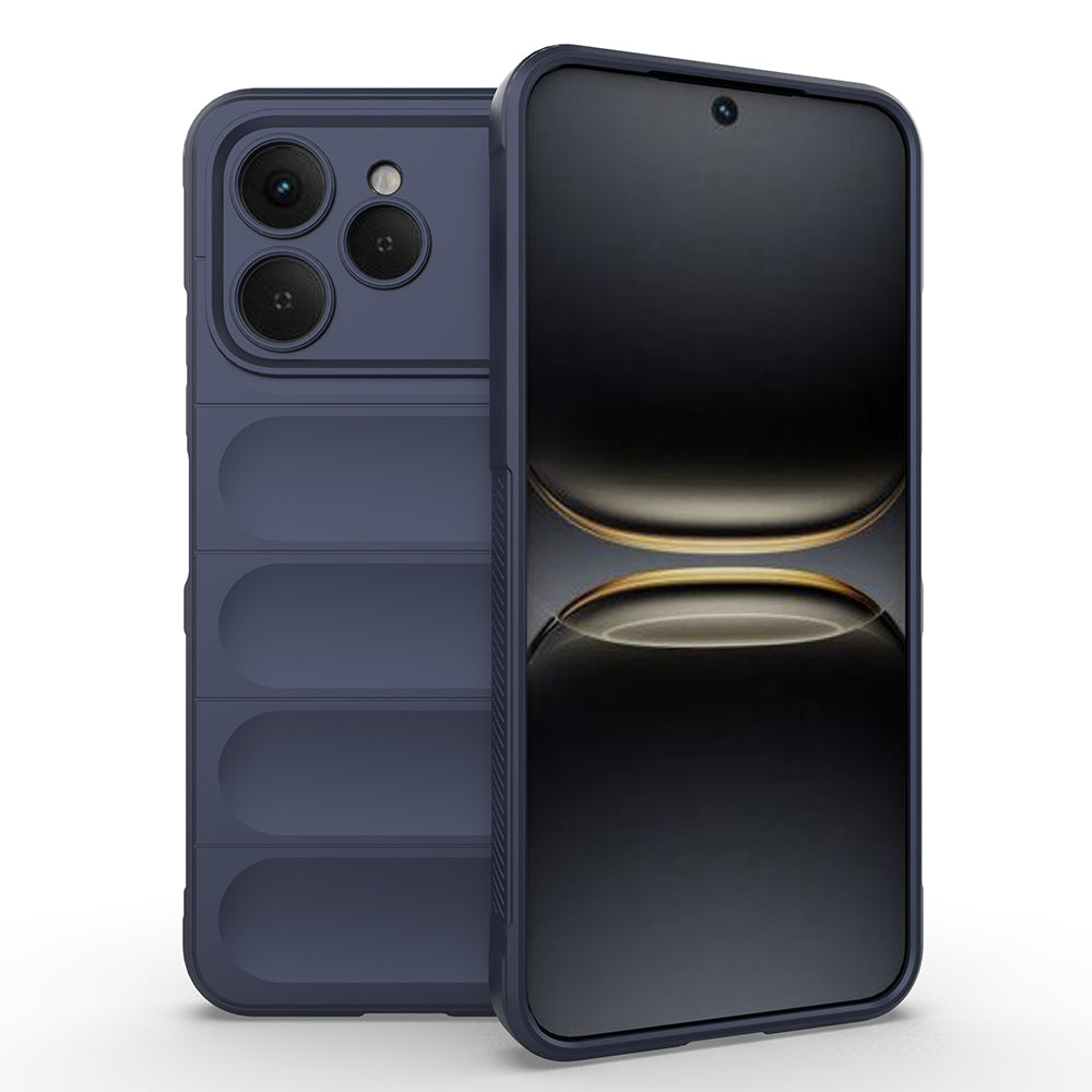 Tecno Spark 40 Kılıf Esnek TPU Oyuklu Arka Yüzey Tasarımlı Zore Etnik Silikon Kapak