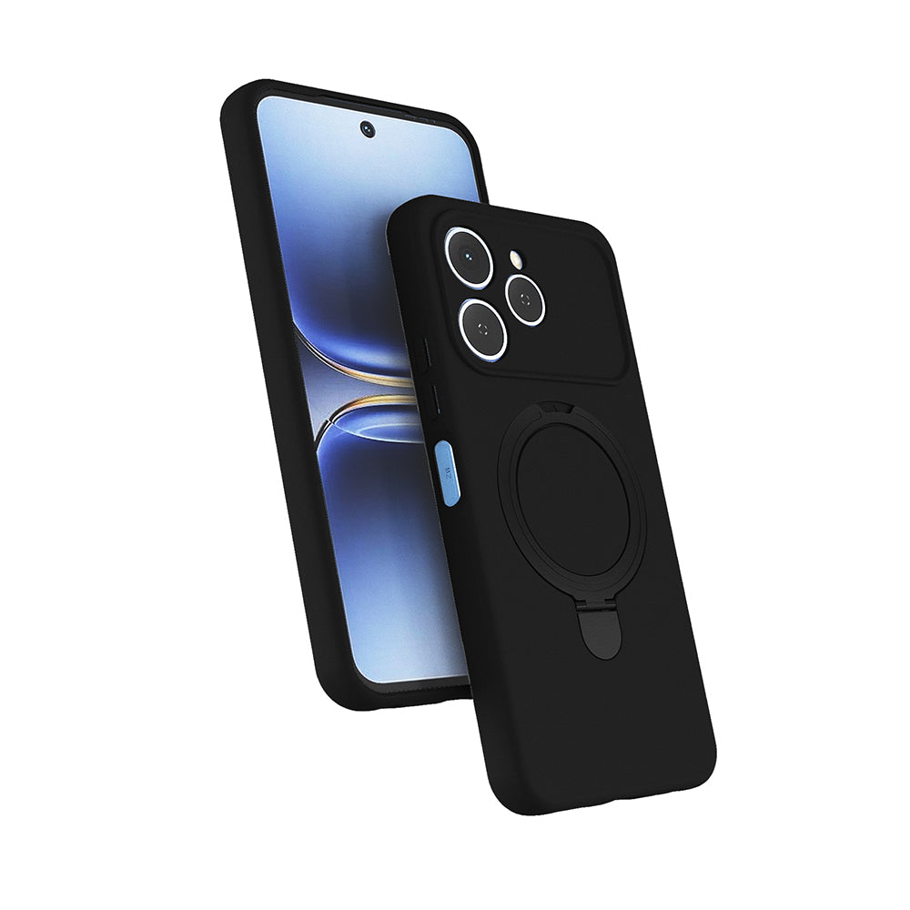 Tecno Spark 40 Kılıf M-safe Şarj Özellikli Standlı Zore Samara Kapak