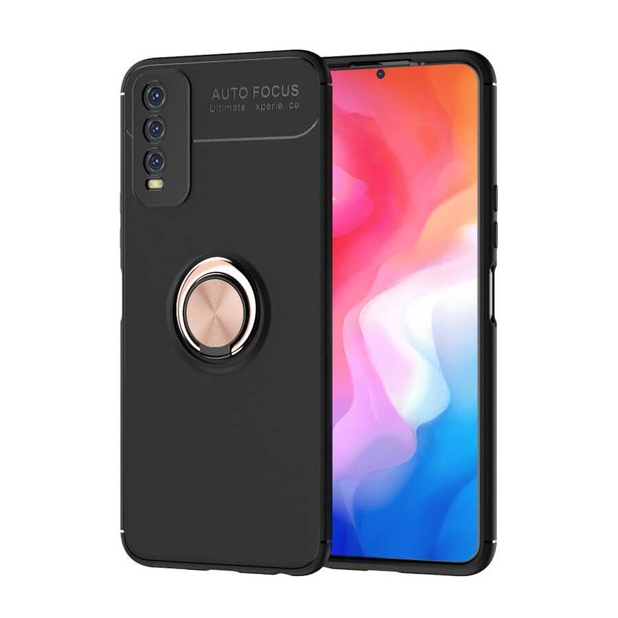 Vivo Y20S Kılıf Zore Ravel Silikon Kapak