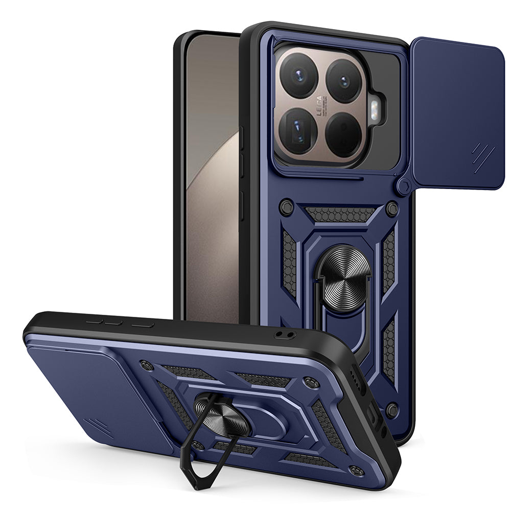 Xiaomi 15T Pro Magnetic Kickstand Camera Protective Zore Sliding Vega Cover
