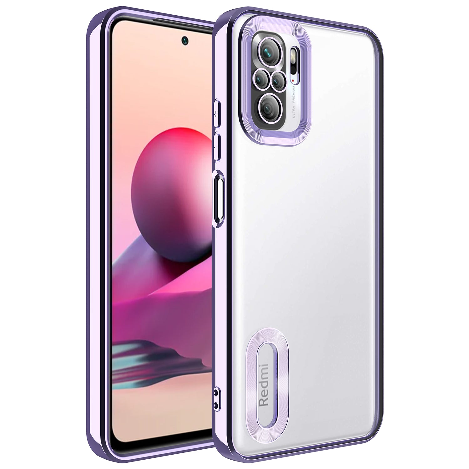 Xiaomi Redmi Note 10 Case Camera Protected Logo Displaying Zore Omega Cover