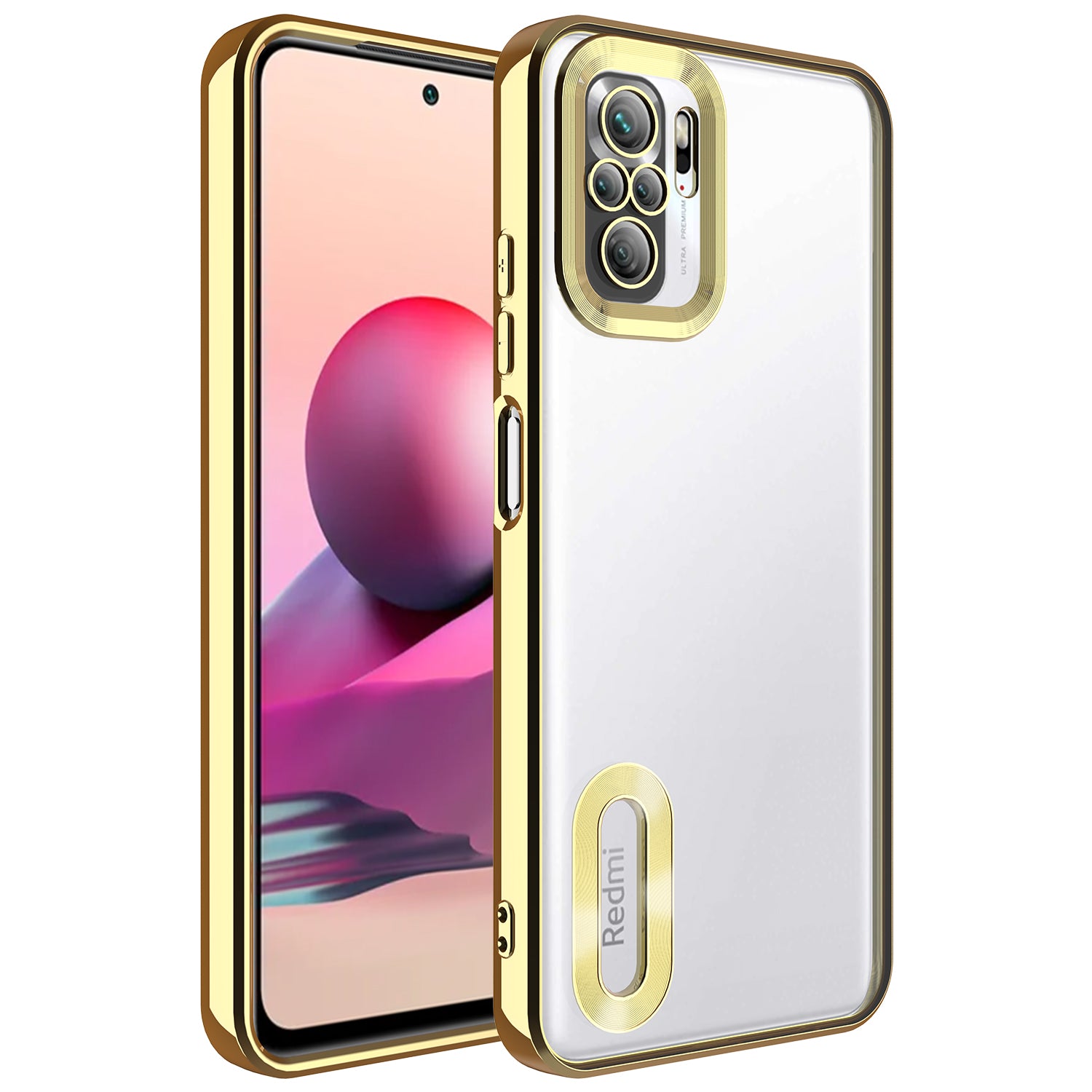 Xiaomi Redmi Note 10 Case Camera Protected Logo Displaying Zore Omega Cover