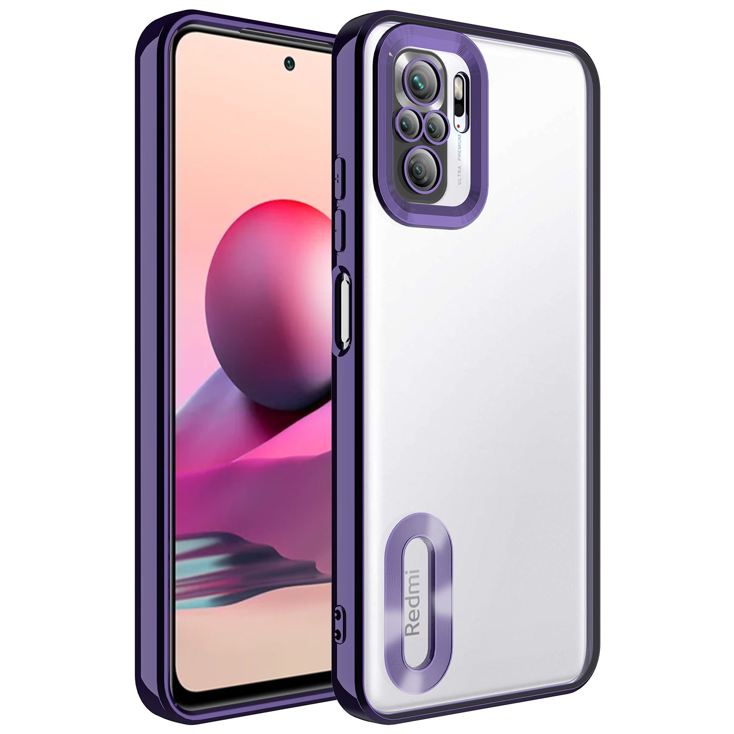 Xiaomi Redmi Note 10 Case Camera Protected Logo Displaying Zore Omega Cover