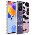 Xiaomi Redmi Note 11 Global Kılıf Airbag Kenarlı Renkli Desenli Silikon Zore Elegans Kapak