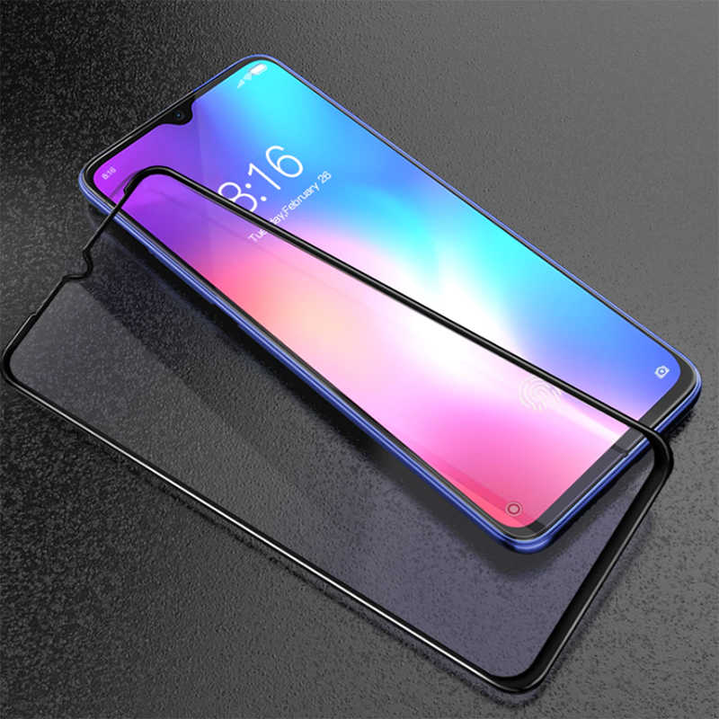 Xiaomi Redmi Note 8 Pro Zore Kenarları Kırılmaya Dayanıklı Cam Ekran Koruyucu