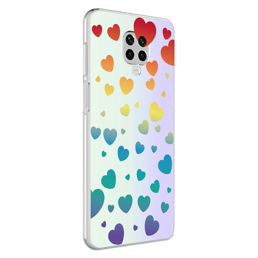 Xiaomi Redmi Note 9S Case Zore M-Blue Patterned Cover